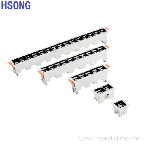 linear light fixture Square trimless linear light 2/4/10/20/30w Factory